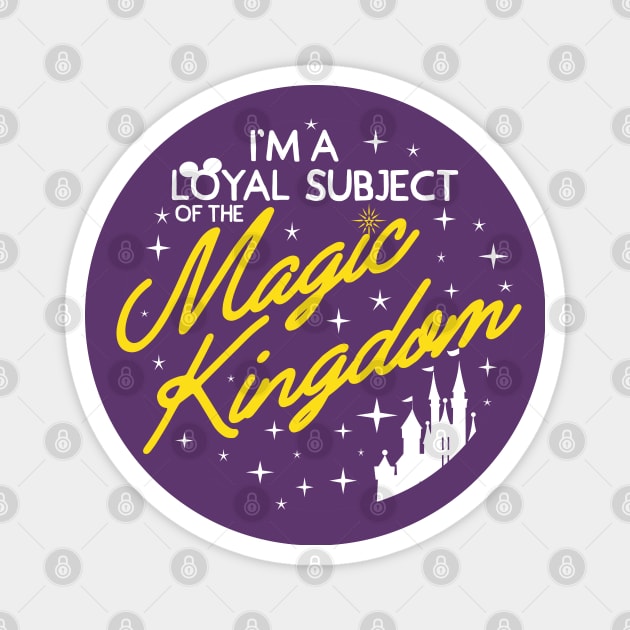 Magic Kingdom Subject Magnet by PopCultureShirts